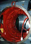 winding impregnated and dried
